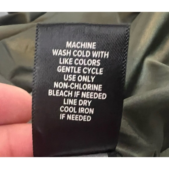 Torrid Womens Size 3 Army Green Pockets Lined Long Sleeve Plus Size Top Layer - Picture 8 of 11